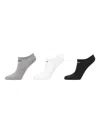 Nike No Show Ribbed-knit Socks (pack Of Three) In Multi