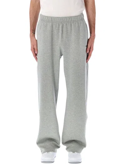 Nike Nocta Cotton-blend Fleece Open-hem Sweatpants In Gray