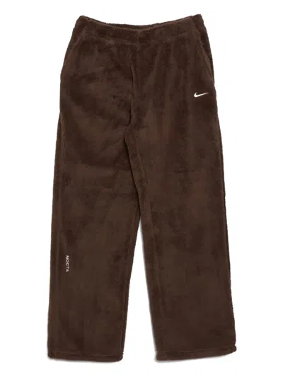Nike Kids' Nocta Elastic-waistband Trousers In Brown