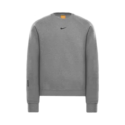 Pre-owned Nike Nocta Fleece Crew Sweater 'grey' | Men's Size Xl In Gray