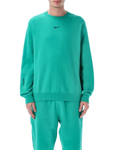 Nike Nocta Fleece Cs Crewneck Sweatshirt In Transparent