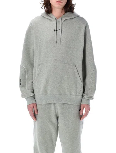 Nike Nrg Nocta Cs Hoodie Flc In Dk Grey Heather
