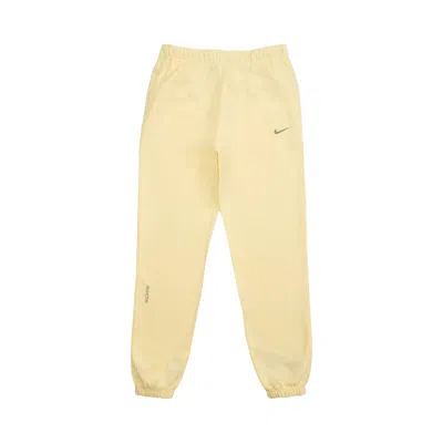 Pre-owned Nike Nocta Fleece Cs Sweatpant 'pale Yellow' | Men's Size M