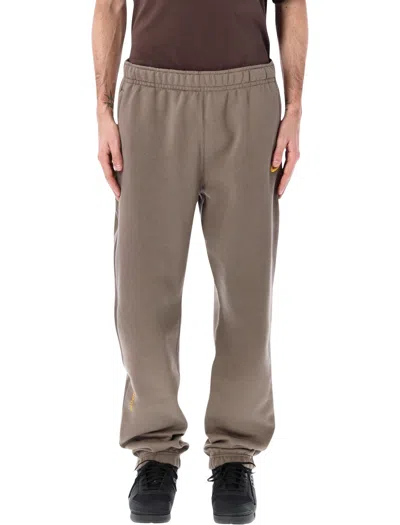 Nike Nocta Fleece Cs Sweatpants In Brown