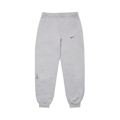 Pre-owned Nike Nocta Fleece Pants 'grey'