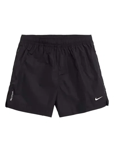 Nike Nocta Cardinal Nylon Shorts In Black