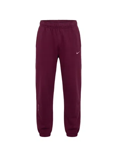 Nike Nocta Logo-patch Track Pants In Purple