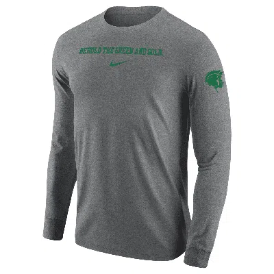 Nike Norfolk State  Men's College Long-sleeve T-shirt In Gray