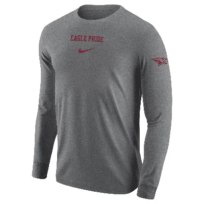 Nike North Carolina Central  Men's College Long-sleeve T-shirt In Gray
