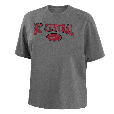 Nike North Carolina Central  Women's College Boxy T-shirt In Grey