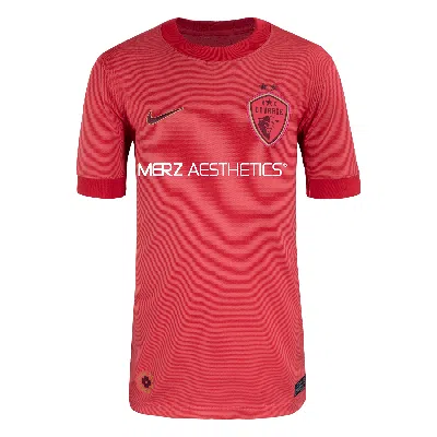 Nike North Carolina Courage 2025 Stadium Away Big Kids'  Dri-fit Nwsl Replica Jersey In Pink