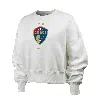 Nike North Carolina Courage Phoenix Fleece  Women's Nwsl Crew-neck Sweatshirt In White