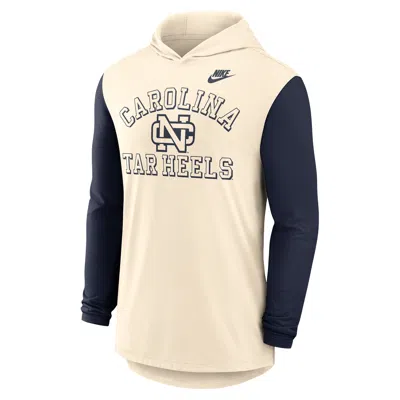 Nike North Carolina Legacy  Men's Dri-fit College Long-sleeve Hooded T-shirt In Neutral
