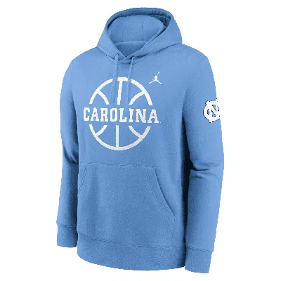 Nike Men's North Carolina Tar Heels Club Basketball Icon  College Pullover Hoodie In Blue