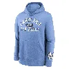 Nike North Carolina Tar Heels Legacy Club Foundational  Men's College Pullover Hoodie In Blue