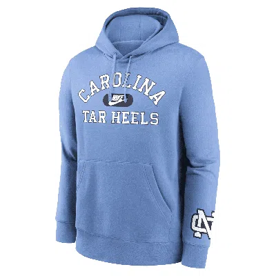 Nike North Carolina Tar Heels Legacy Club Foundational  Men's College Pullover Hoodie In Blue