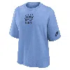 Nike Carolina Blue North Carolina Tar Heels Boxy Legacy Established T-shirt