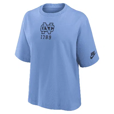 Nike Carolina Blue North Carolina Tar Heels Boxy Legacy Established T-shirt