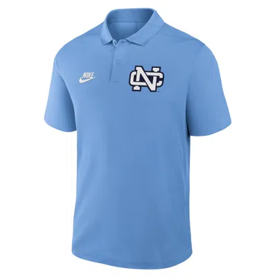 Nike North Carolina Tar Heels Primetime Victory Legacy Vault Logo  Men's Dri-fit College Polo In Blue