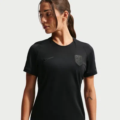 Nike Norway 2026 Stadium Away  Women's Dri-fit Soccer Replica Jersey In Black