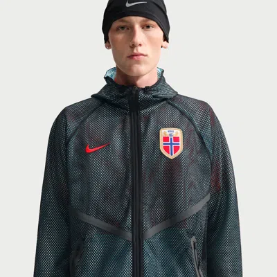 Nike Norway  Men's Dri-fit Soccer Anthem Jacket In Black