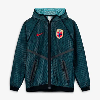 Nike Norway  Men's Dri-fit Soccer Anthem Jacket In Green