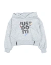 Nike Notebook Pull Over Toddler Girl Sweatshirt Grey Size 6 Cotton, Polyester In Grey
