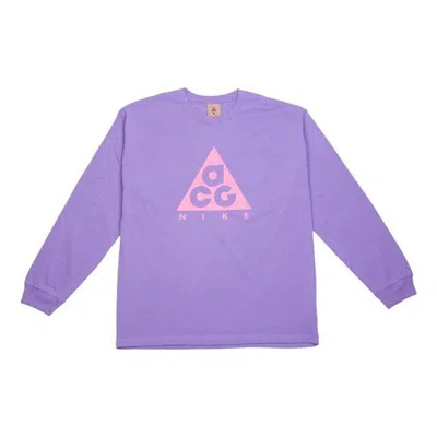 Nike Nrg Acg Ls Tee Casual Sports Round Neck Pullover Space Purple