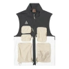 Nike Men's  Acg Colorblock Functional Vest Black White Gray 'black Smtwht String'