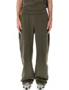 Nike Elastic-waist Fleece Track Pants In Green