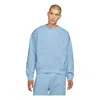 Nike Nrg Solo Swoosh Fleece Crew Sweatshirt 'baby Blue'