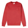 Nike Nrg Solo Swoosh Fleece Sweatshirt 'cedar' In Red