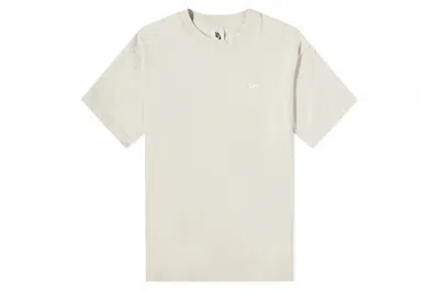 Pre-owned Nike Nrg Solo Swoosh T-shirt Light Bone/white
