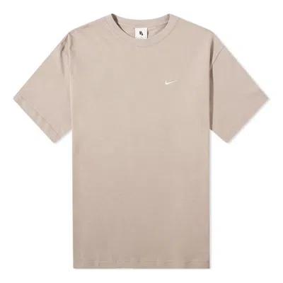 Nike Nrg Solo Swoosh T-shirt 'malt White' In Neutral