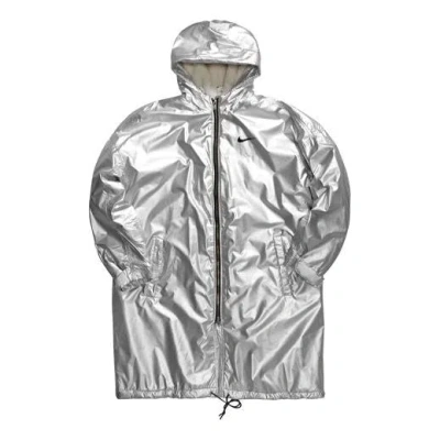 Nike Nrg Ti Parka X Fear Of God Jacket 'metalic Silver' In Metallic