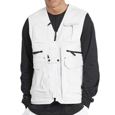 Nike Nrg Utility Vest 'white Black' In Gray
