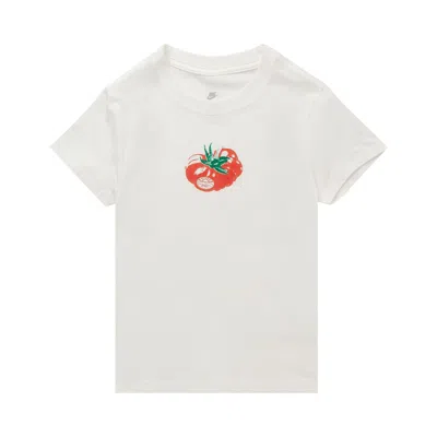 Pre-owned Nike Nsw Chill Knit Slim Mod-cropped Tee 'sail' | White | Women's Size M