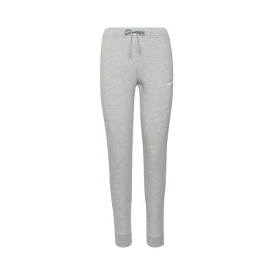 Pre-owned Nike Nsw Club Fleece Mid-rise Slim Joggers 'dark Grey Heather/white' | Women's Size M In Gray