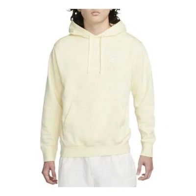 Nike Nsw Club Hoodie 'yellow' In Neutral