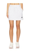 Nike Sportswear Club Fleece Skirt In Birch Heather & Black