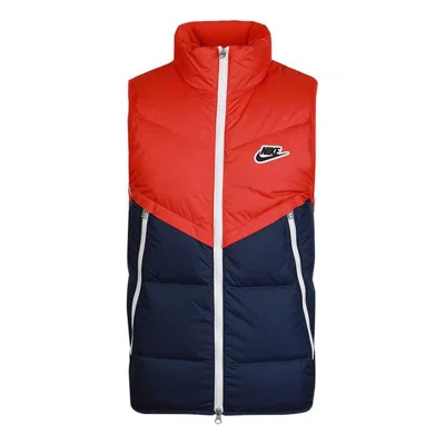 Nike Nsw Dwn Fil Wr Vest Shld Colorblock Down Vest Blue Red