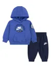 Nike Nsw Hooded Tracksuit Set In Blue