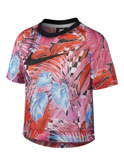 Nike Nsw Hyp Fm "multi-color" T-shirt In Pink