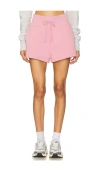 Nike Nsw Loose Shorts In Elemental Pink & Sail