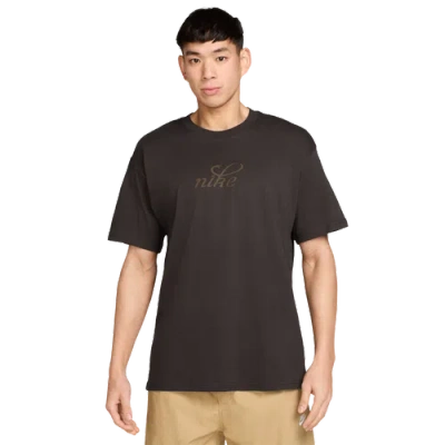 Nike Nsw Loose Snakeskin T-shirt In Brown