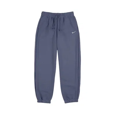 Pre-owned Nike Nsw Phoenix Fleece High-waisted Oversized Sweatpants 'world Indigo/sail' | Blue | Women's Size