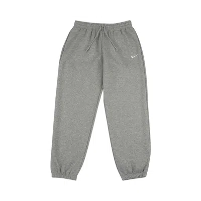 Pre-owned Nike Nsw Phoenix Fleece Oversized Sweatpants 'dark Grey Heather/sail' | Women's Size M In Gray