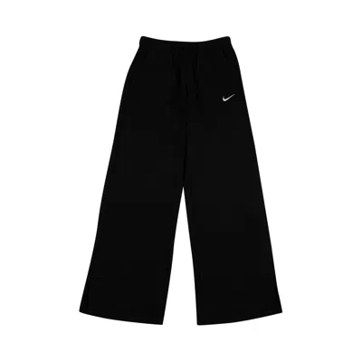 Pre-owned Nike Nsw Phoenix Fleece Wide-leg Sweatpants 'black/sail' | Women's Size M