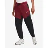 Nike Tech Fleece Panelled Track Pants In Black