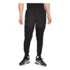 Nike Nsw Tech Fleece Running Training Splicing Bundle Feet Sports Pants Black